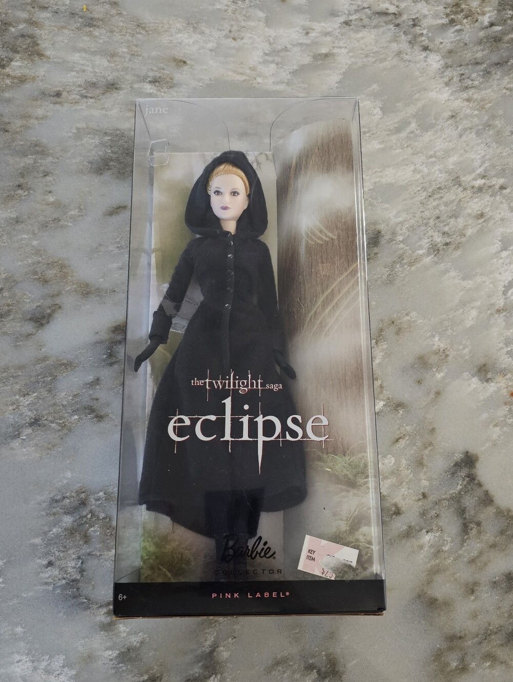 Mattel Twilight Saga Eclipse Jane Barbie Doll Pink Label New In Box NIB T7676